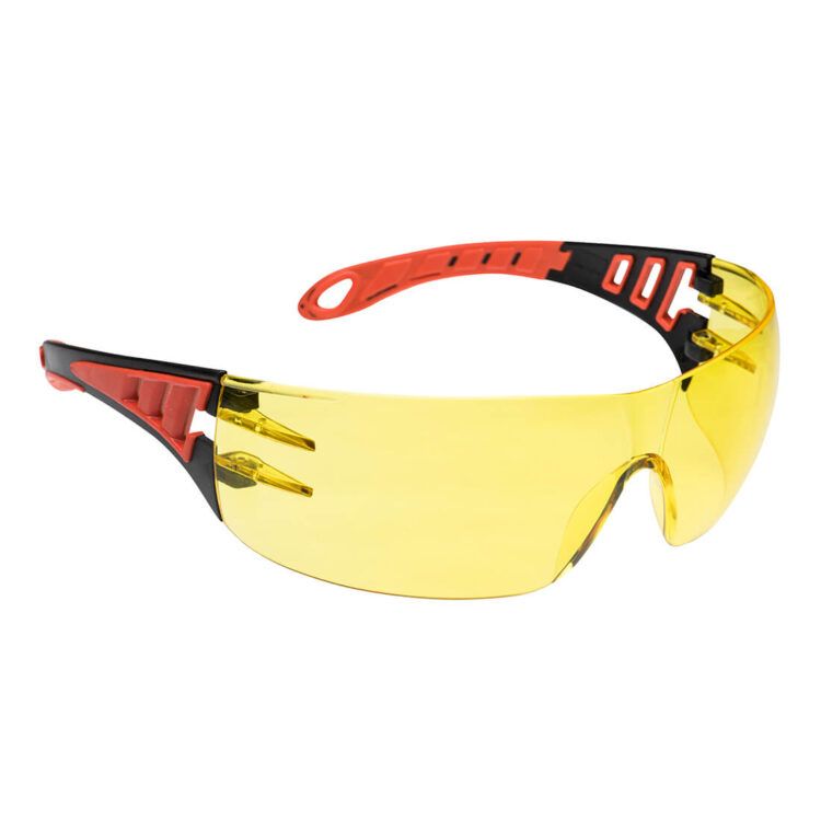 Tech Look Safety Glasses Amber - PS12